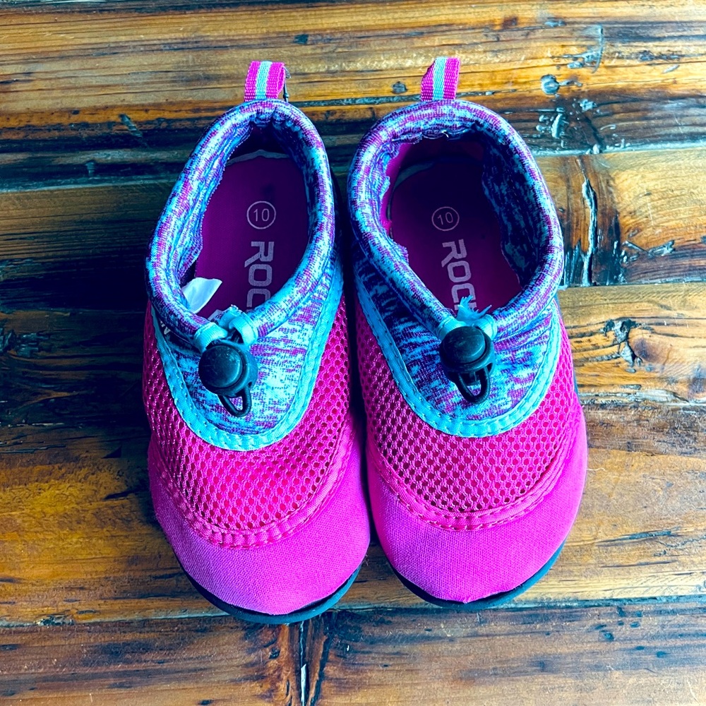Adorable Pink and Blue Water Shoes